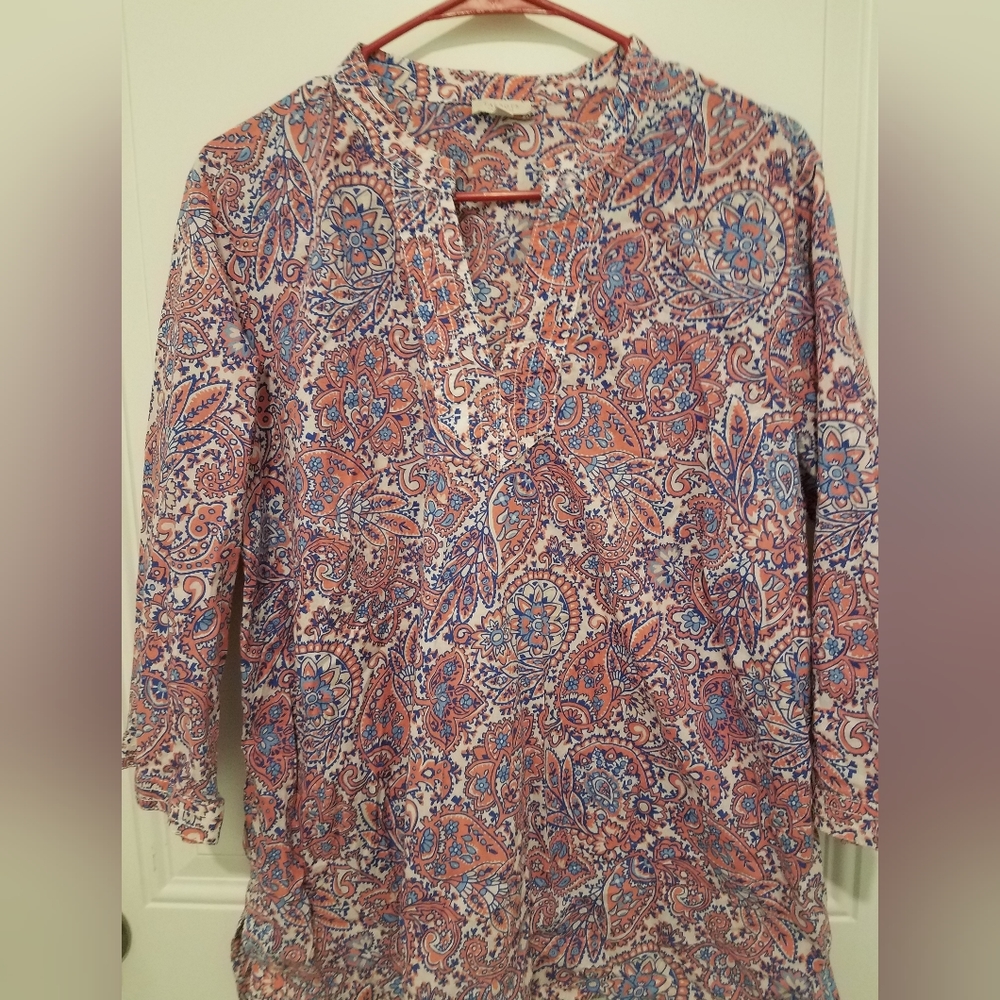 Talbots blouse xl